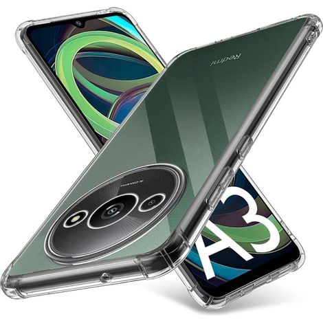 Funda para Xiaomi Redmi A3, resistente a caídas, transparente. (1/5)