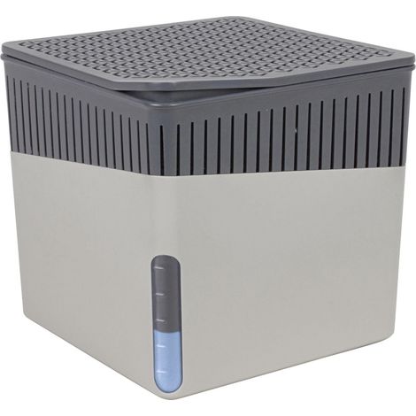 Dispositif absorbant l'humidité, élégant déshumidificateur d'adsorption + cartouche 0,5 kg - supporte jusqu'à 40 m3 d'air, WENKO (1/5)