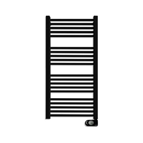 Sèche-serviettes électrique à inertie sèche HJM, 750 W, Noor, Noir (1/5)