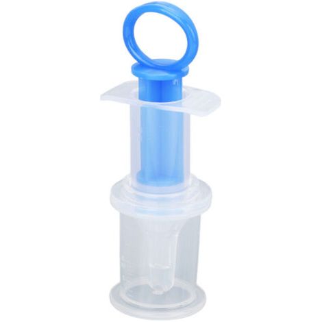 Distributeur de Médicaments pour Bébé avec Tétine en Silicone, Seringue Anti-Étouffement pour Nourrisson, Seringue Réutilisable pour Alimentation Orale (1/5)