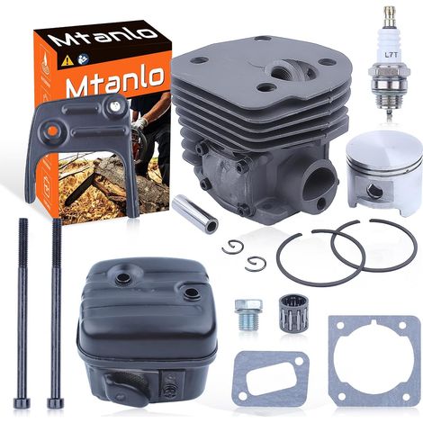 Silencieux de piston cylindrique pour tronçonneuse Husqvarna 351 353 346 346Xp 537253002, 537 25 30 02, 537 25 31 02, 503 86 28 03, 503862803 (1/5)