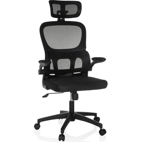 [GEBRAUCHT] B-Ware Mybuero Bürostuhl Drehstuhl Schreibtischstuhl Schwarz Netzstoff Lordosenstü727