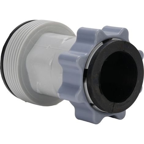 Zoternen Adaptateur de tuyau de piscine : connectez un tuyau de 1,5 po à une vanne de piscine de 1,25 po de diamètre. Accessoires pour piscines hors sol. (1/5)