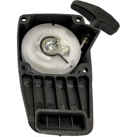 Démarreur à rappel noir compatible avec Makita BHX2500 EC025, Subaru Robin EH025 et Makita BHX2500CA, pièces détachées (1/2)