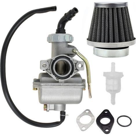 Carburateur de moto pour Kazuma Baja 50cc 70cc 90cc 110cc 125cc  Quad Go-kart Carburateur , avec filtre à air et carburant (1/4)