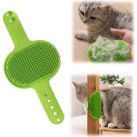 Brosse de toilettage pour animaux 26,5 x 12,5 cm - brosse de massage à sangle (1/5)