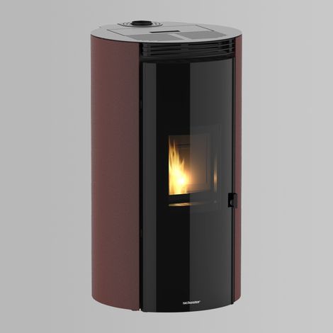 Estufa de Pellets Canalizable 12 kW KEA Corten hasta 96 m² (1/5)