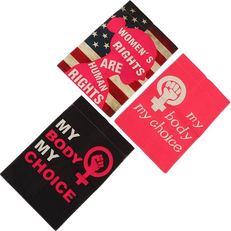 Gartenflagge zum Thema Abtreibung, Gartenflagge zum Thema Frauenrechte, Gartenbanner zum Thema Abtreibungsgesetz C (1/5)