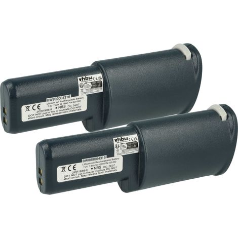 vhbw 2x batterie compatible avec Niton XL2 GOLDD, XL3T, XL-2, XL3T GOLDD  (7,8Ah, 7,2V, Li-ion) (1/5)