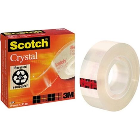 Scotch Klebefilm Crystal Clear 600 C6001933 19mmx33m transparent (1/5)