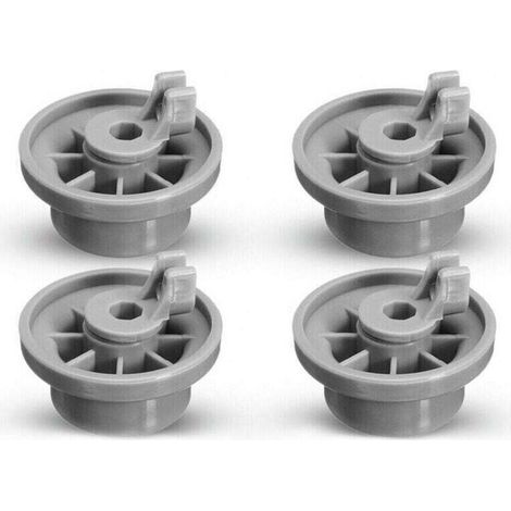 Set di 4 rotelle per cestello inferiore della lavastoviglie, rotelle per cestello lavastoviglie, rotelle per lavastoviglie Siemens, Bosch 165314-Crezuo