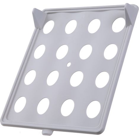 Plateau de rangement pour vêtements, étagère pliable innovante pour t-shirts et autres vêtements, gris (1/5)