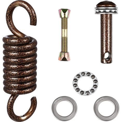 1 Jeu Crochet de balançoire à Ressort chaises suspendues hamac Accessoire Musculation Accessoires Musculation Chaise Robuste Cintre Robuste Les pièces Boucle Meubles (1/5)