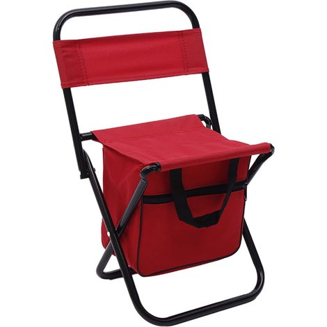 Chaise de pêche avec sac de rangement, chaise pliante d'extérieur compacte, tabouret de pêche portable, chaise de camping avec sac à dos en tissu Oxford pour la plage/les sorties/la famille