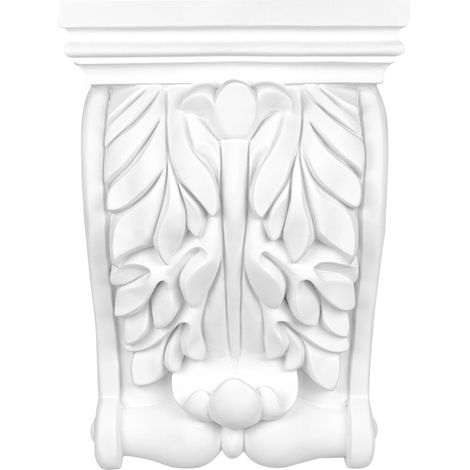 HEXIM PERFECT Stuckkonsole Wandkonsole Polyurethan Stuck Dekor Barock- & Jugendstil (C8002 200x101mm) (1/2)