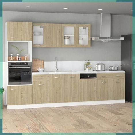 847495 Armoire suspendue 'Lyon' Chêne Sonoma 29,5 x 31 x 60 cm Bois d'ingénierie (1/5)