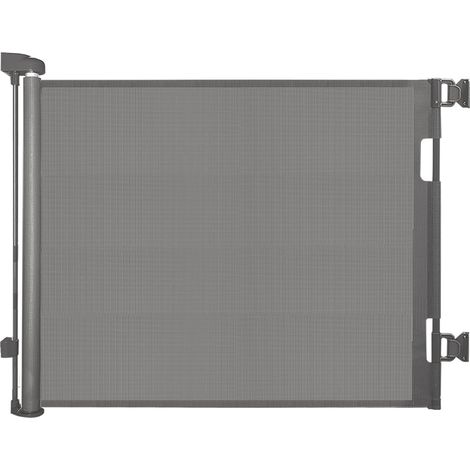 1 barrière de sécurité, rétractable 0-140cm, maille robuste, ouverture une main, escaliers couloirs (1/5)