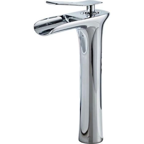 Robinet de salle de bain en laiton vintage, mitigeur monocommande, robinet de lavabo vintage, luminaire de salle de bain en laiton de haute qualité, argent (1/5)