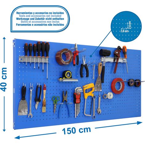 Simonrack Lochplatte blau 400x1500 mm robust