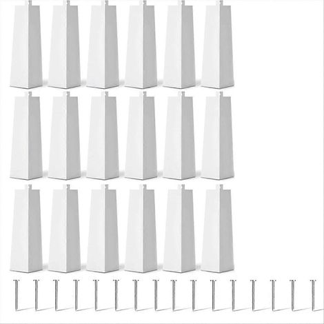 Capuchons d'angle pour revêtement extérieur de 8 pouces, angles en aluminium pour revêtement lisse (1/5)