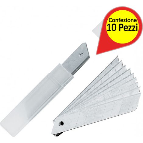Lame a spezzare japan kds mm 18 pezzi 10 per cutter taglierino