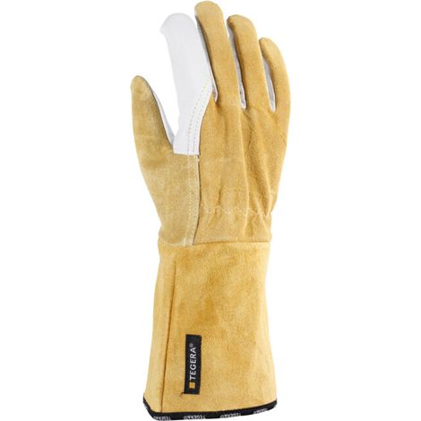 EJENDALS Paire de gants de soudeur Tegera 118a, Taille des gants: 10