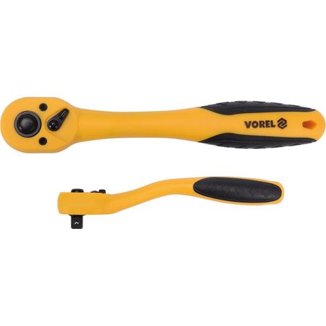Yato 53576 - Manico a cricchetto in polipropilene curvo 3/8"