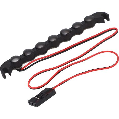 73 mm lange LED-Lichtleiste für das Dach von Traxxas 1/18 RC-Cars (5-8 V DC, 7 weiße LEDs), Ersatz-Dachleuchte. (1/4)