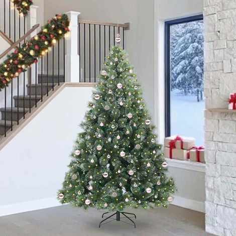 vidaXL Árbol de Navidad artificial con 300 LED Verde 240 cm PE y PVC (1/5)