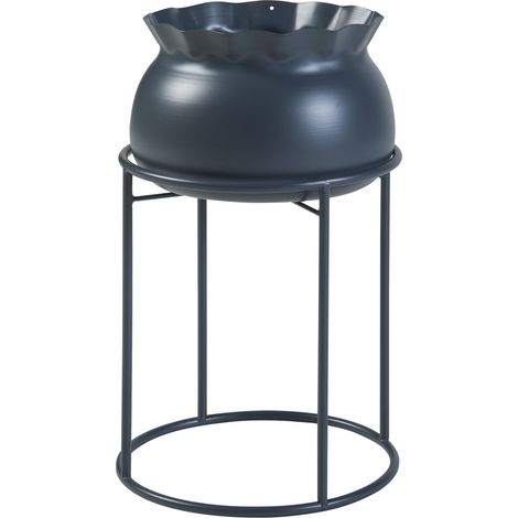 Soporte para plantas de exterior 38 x 24 cm negro 030010353
