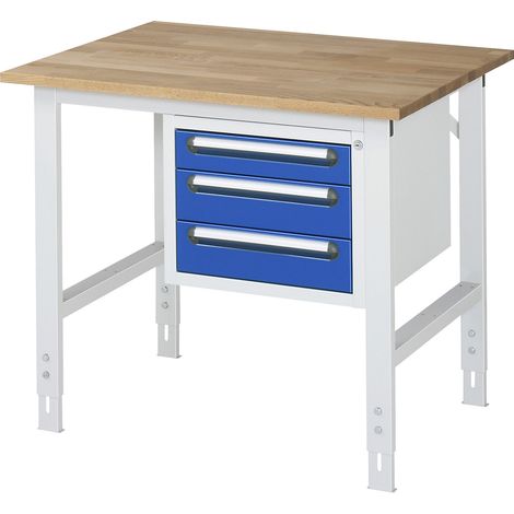 FRANKEL kaiserkraft, Poste de travail avec armoire à tiroirs, (1/3)