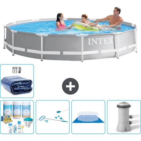 Intex Piscine Prism Frame Ronde - 366x76 cm - 6-pièces S20532 (1/5)