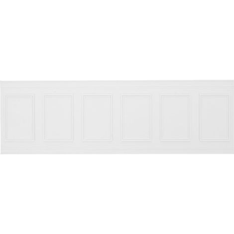 Moulure Autocollante en Résine Blanche pour Maison de Poupée, Garniture Murale Miniature Réaliste, Décor Mural pour Panneaux Miniatures, Style Polyvalent (1/5)