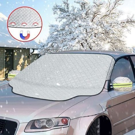 Ezlife Magnetic Car Windshield Cover, Universal Windshield Protector, Sun, UV, and Frost Protection (1/4)