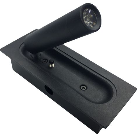 Lampe de chevet LED encastrée avec interrupteur automatique, applique murale, lampe de lecture de chevet, lampe LED encastrée, lampe LED murale, lampe LED encastrée, lampe LED murale, lampe LED LED en
