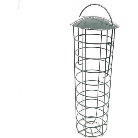 Mangeoire À Oiseaux - En Métal - Pour Jardin Extérieur Ou Cour - Hauteur 31 Cm - 8 X 8 X 31 Cm - 1 Pièce (1/5)