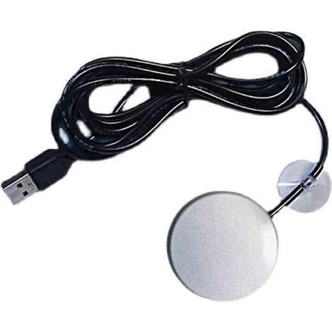 Mini chauffage d'aquarium USB à immersion continue automatique, étanche, durable, petit thermostat, 5 V, 10 W (1/5)