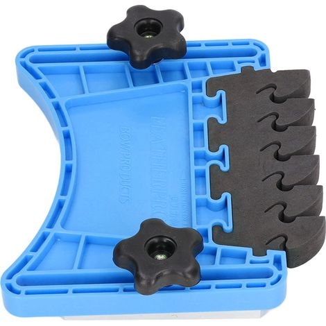 Guide de sécurité pour scie à table, bloc poussoir en bois, guide de toupie, scie à ruban, bleu (1/5)