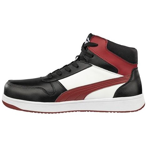 Chaussure Sécurité Frontcourt Blk/Wht/Red Mid S3L Esd Fo Hro T41 Puma