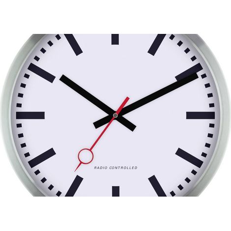 [NEUWERTIG] B-Ware Eurotime 53820 05 30 Cm Funk Wanduhr Uhr Hängeuhr Analoguhr