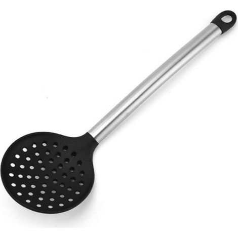 2 pièces Ustensile de cuisine, Acier inoxydable, Silicone, Résistant à la chaleur, Pour cuisson quotidienne (1/3)