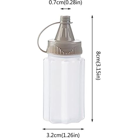 Boîte De Rangement Étanche - Boîte À Assaisonnement En Plastique Alimentaire PP - Pour Réfrigérateur Cuisine Snack - Lot De 4 (1/5)