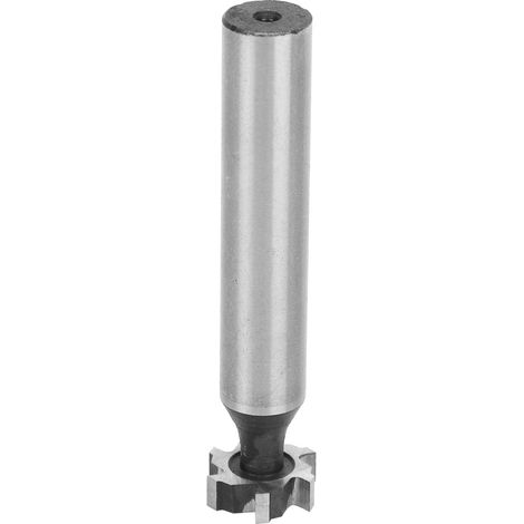 Fraise à rainurer en T, rainure demi-ronde, acier rapide HSS, queue droite, 4 x 13 x 10 mm (1/5)