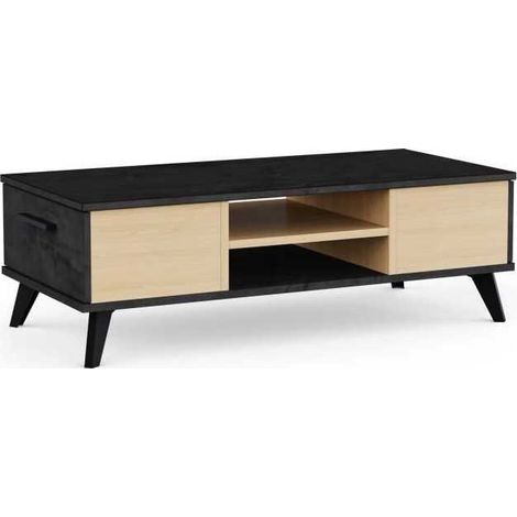 Table basse DEMEYERE KENT rectangulaire chêne de file/sidewalk 106,6x50,1x35,2 cm (1/5)