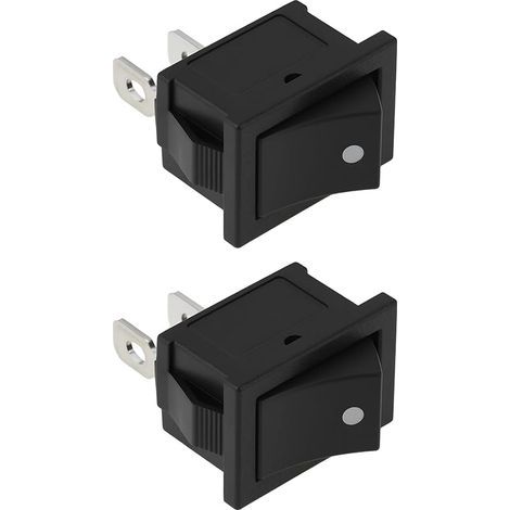 Interrupteur d'allumage pour Camping-Car 12 V 6 A 2 Pièces 20 X 12 Mm Compatible avec Spinflo Et Compatible avec Dometic (1/5)
