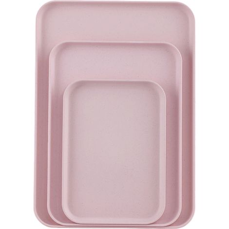 Lot de 3 plaques de cuisson, antiadhésives, bords arrondis, sans joint, pour biscuits et gâteaux (1/5)