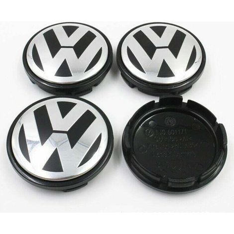 Lot de 4 cache-moyeux d’origine 65mm – Aluminium haute qualité – Résistants aux chocs et imperméables – Pour jantes aluminium (1/3)