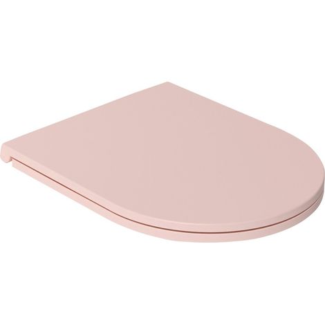 Sapho Isvea Infinity - Abattant WC Slim, Soft Close, Easy Take, rose saumon 40KF0541I (1/5)