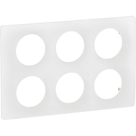 Abdeckplatte Céliane 2x3 Module – Emailweiß – LEGRAND – CP0010 (1/3)