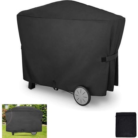 Housse étanche pour barbecue Weber Q3000 Q2000 – Nylon oxford 210D – Dimensions 112,4 x 64,1 x 95,6 cm – Résistante aux intempéries (1/5)
